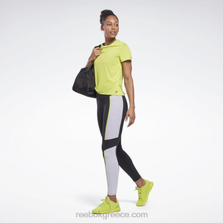 γυναίκες μαύρος lux ψηλόμεσο κολάν colorblock Reebok ND8H353 - Image 2