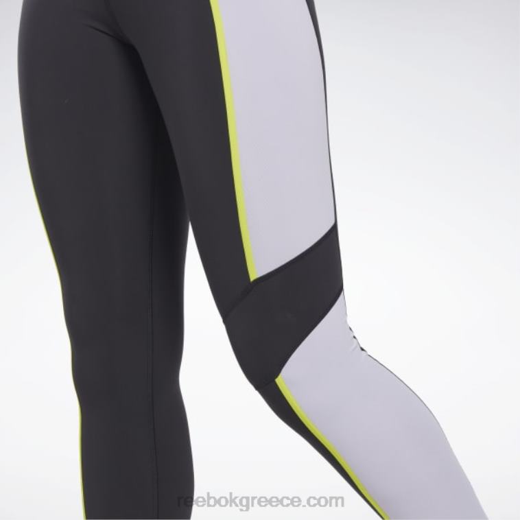 γυναίκες μαύρος lux ψηλόμεσο κολάν colorblock Reebok ND8H353 - Image 4