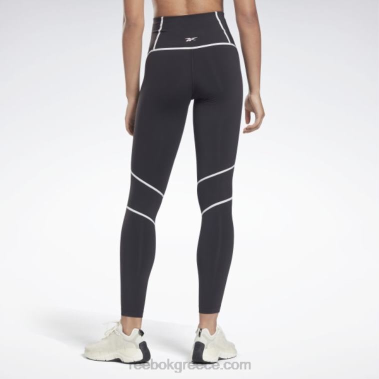 γυναίκες μαύρος lux ψηλόμεσο κολάν colorblock Reebok ND8H230 - Image 4