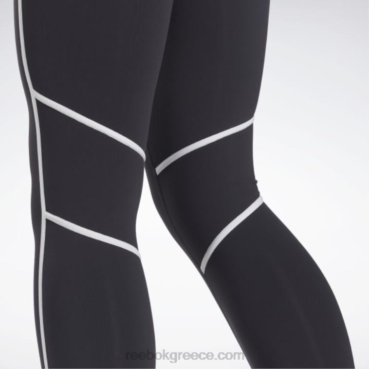 γυναίκες μαύρος lux ψηλόμεσο κολάν colorblock Reebok ND8H230 - Image 5
