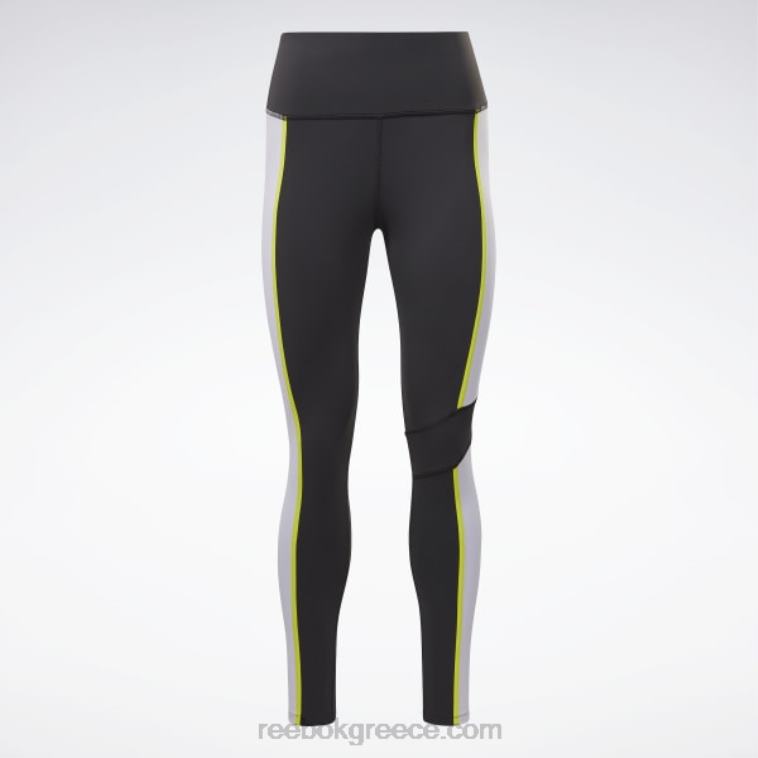 γυναίκες μαύρος lux ψηλόμεσο κολάν colorblock Reebok ND8H353 - Image 6