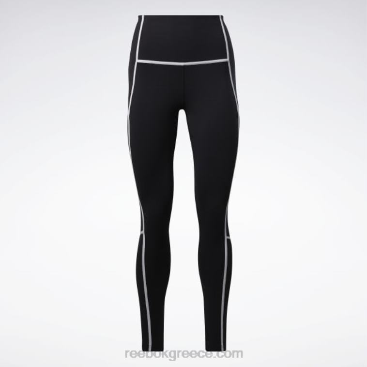 γυναίκες μαύρος lux ψηλόμεσο κολάν colorblock Reebok ND8H230 - Image 8