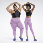 γυναίκες σαστισμένος μωβ κολάν cardi b Reebok ND8H338 - Image 4