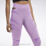 γυναίκες σαστισμένος μωβ κολάν cardi b Reebok ND8H338 - Image 5