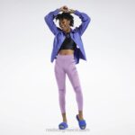 γυναίκες σαστισμένος μωβ κολάν cardi b Reebok ND8H338 - Image 8