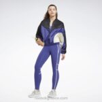 γυναίκες τολμηρό μωβ lux ψηλόμεσο κολάν colorblock Reebok ND8H430 - Image 3
