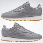 καθαρό γκρι 5/ftwr white/reebok λάστιχο-03 κλασικά δερμάτινα παπούτσια Reebok ND8H148 - Image 9