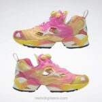 κιμωλία/πυρήνα μαύρο smiley instapump fury παπούτσια Reebok ND8H197 - Image 4