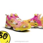 κιμωλία/πυρήνα μαύρο smiley instapump fury παπούτσια Reebok ND8H197 - Image 5
