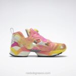 κιμωλία/πυρήνα μαύρο smiley instapump fury παπούτσια Reebok ND8H197 - Image 6