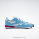 λαμπερό aqua/blue pearl/ftwr white κλασικά δερμάτινα παπούτσια Reebok ND8H201 - Image 2