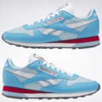 λαμπερό aqua/blue pearl/ftwr white κλασικά δερμάτινα παπούτσια Reebok ND8H201 - Image 9