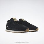 μαύρη πυρήνα/γκλέν πράσινη/ καουτσούκ reebok-04 κλασικά δερμάτινα vintage παπούτσια του 1983 Reebok ND8H333 - Image 3