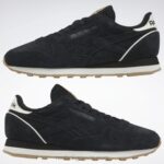 μαύρη πυρήνα/γκλέν πράσινη/ καουτσούκ reebok-04 κλασικά δερμάτινα vintage παπούτσια του 1983 Reebok ND8H333 - Image 9