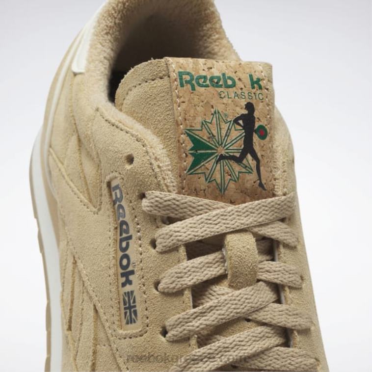 τσίχλα sahara/glen green/reebok rubber-04 κλασικά δερμάτινα vintage παπούτσια του 1983 Reebok ND8H349 - Image 7