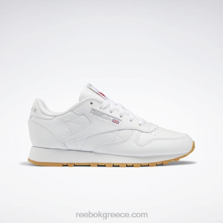 γυναίκες ftwr λευκό/καθαρό γκρι 3/reebok rubber gum-03 κλασικά δερμάτινα παπούτσια Reebok ND8H55