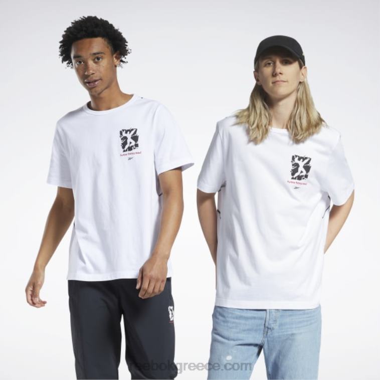 άσπρο T-shirt για τα ανθρώπινα δικαιώματα τώρα Reebok ND8H859