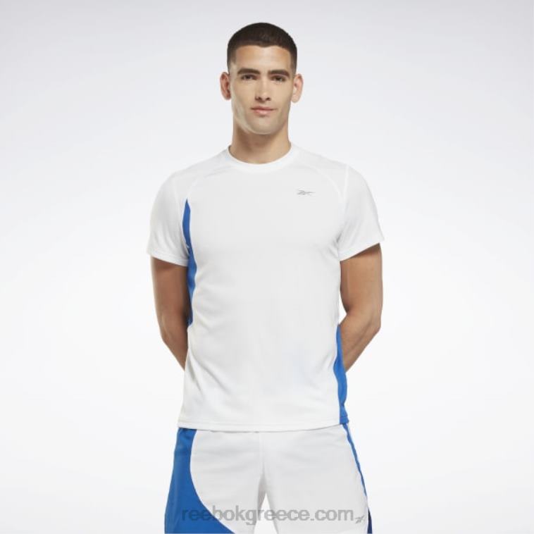 άνδρες άσπρο τρέξιμο speedwick t-shirt Reebok ND8H1247