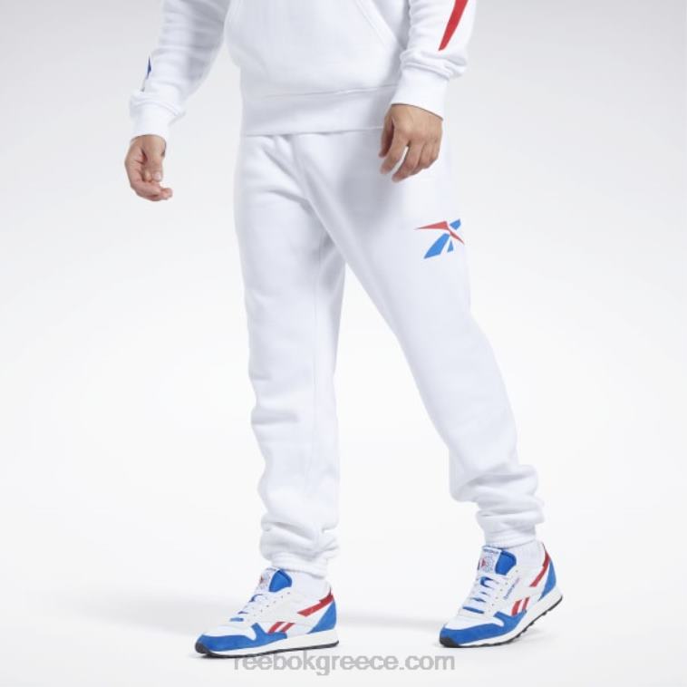 άνδρες άσπρο μπάσκετ dna διάνυσμα fleece joggers Reebok ND8H1134