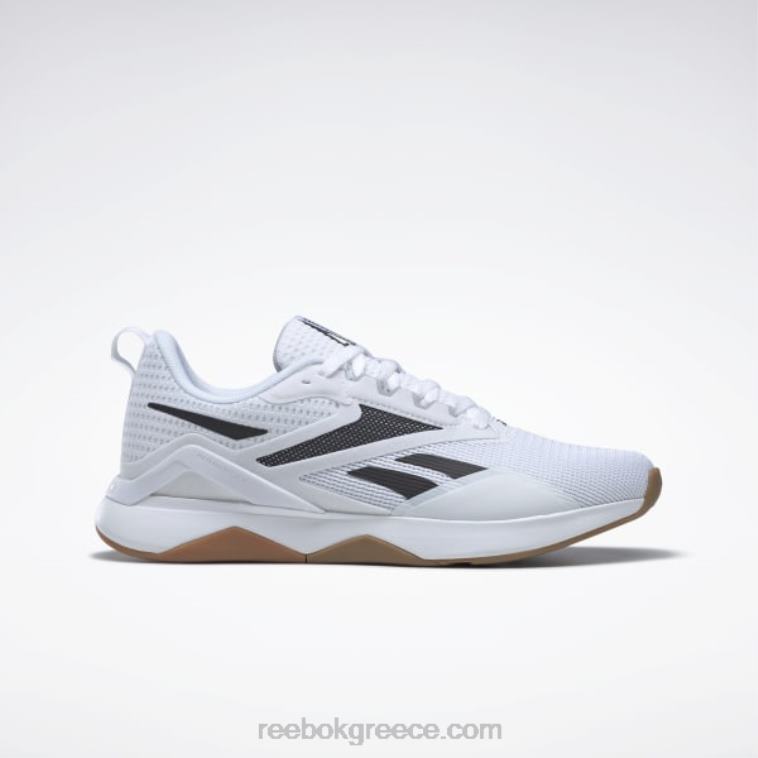 άνδρες ftwr λευκό/μαύρο πυρήνα/λάστιχο reebok-03 ανδρικά παπούτσια προπόνησης nanoflex tr 2.0 Reebok ND8H1103