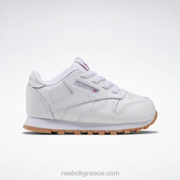 παιδιά ftwr white/reebok rubber gum-02 κλασικά δερμάτινα παπούτσια - νήπιο Reebok ND8H1448