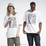άσπρο dc x superman vs. lex luthor t-shirt Reebok ND8H374