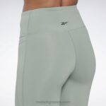 γυναίκες αρμονία πράσινο lux ψηλόμεσο καλσόν Reebok ND8H233 - Image 5