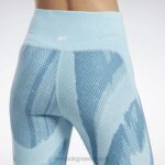 γυναίκες ατσάλι μπλε s23-r lux perform κολάν Reebok ND8H395 - Image 4
