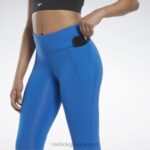 γυναίκες διάνυσμα μπλε κολάν lux Reebok ND8H359 - Image 4