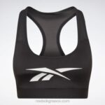 γυναίκες μαύρος αθλητικό σουτιέν δρομέα lux Reebok ND8H394 - Image 8