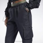 γυναίκες μαύρος παντελόνι cardi b Reebok ND8H60 - Image 6