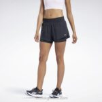 γυναίκες μαύρος τρέξιμο σορτς δύο σε ένα Reebok ND8H400
