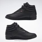 γυναίκες μαύρος freestyle γυναικεία παπούτσια Reebok ND8H68 - Image 3