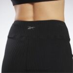 γυναίκες μαύρος rib παντελόνι γιόγκα Reebok ND8H474 - Image 4