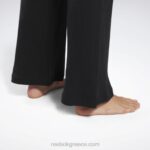 γυναίκες μαύρος rib παντελόνι γιόγκα Reebok ND8H474 - Image 5