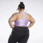 γυναίκες σαστισμένος μωβ Cardi b με έναν ώμο crop tank top (συν μέγεθος) Reebok ND8H461 - Image 2