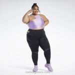 γυναίκες σαστισμένος μωβ Cardi b με έναν ώμο crop tank top (συν μέγεθος) Reebok ND8H461 - Image 8
