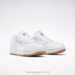 γυναίκες τσίχλα λευκού/reebok καουτσούκ-07 κλαμπ γ διπλά παπούτσια Reebok ND8H5 - Image 3