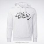 λευκή μελανζέ street fighter γραφικό κουκούλα Reebok ND8H363 - Image 7