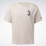 μαλακό εκρού T-shirt Reebok ND8H320 - Image 7