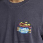 μαύρος street fighter γραφικό μπλουζάκι Reebok ND8H362 - Image 5