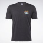 μαύρος street fighter γραφικό μπλουζάκι Reebok ND8H362 - Image 7
