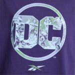 σκούρα ορχιδέα T-shirt με λογότυπο dc x Reebok ND8H409 - Image 5