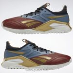terra red/brave blue/matte gold ανδρικά παπούτσια προπόνησης dc nano x2 Reebok ND8H98 - Image 3